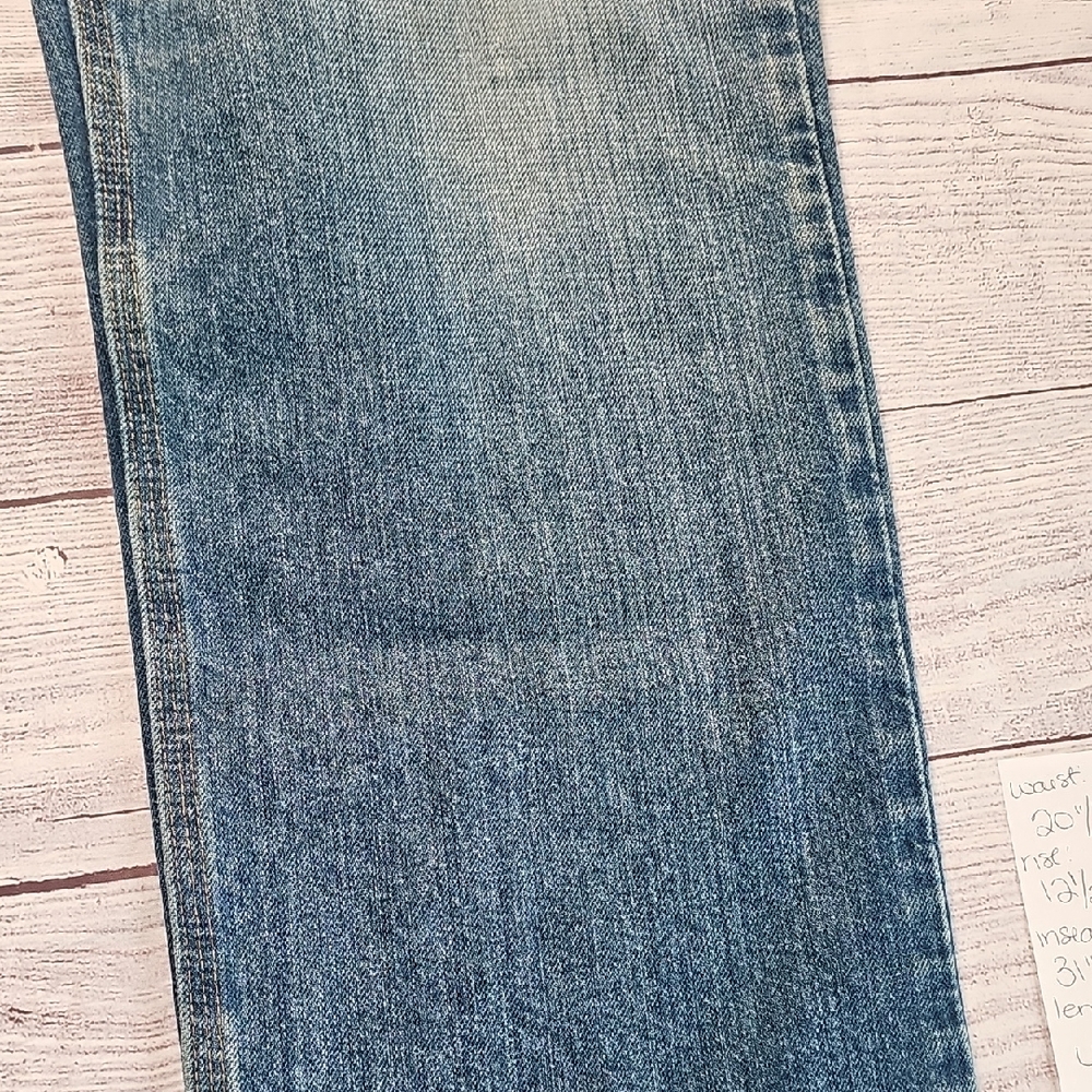 Carhartt 40x32 Blue Straight-Leg Jeans with Classic Fading - Picture 12 of 16